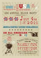 All American 4th of July BBQ Party Printable Invitation